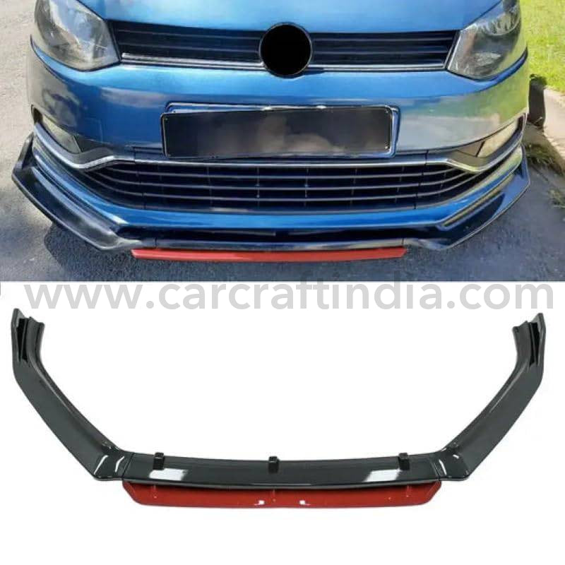 Car Craft Front Lip Spoiler Compatible with Volkswagen Polo