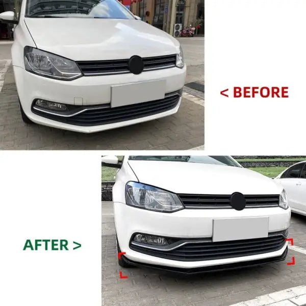 Car Craft Front Lip Spoiler Compatible with Volkswagen Polo