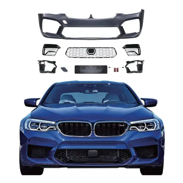 Car Craft Front M5 Bumper Compatible With Bmw 5 Series G30