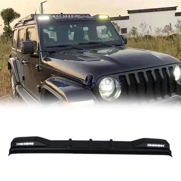 Car Craft Front Roof Wing Spoiler Led Compatible with Jeep