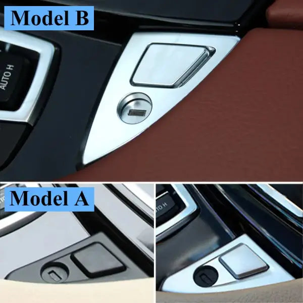 Car Craft Glove Box Armrest Lock Cover Compatible With Bmw
