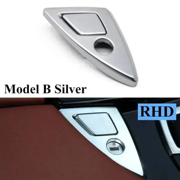 Car Craft Glove Box Armrest Lock Cover Compatible With Bmw