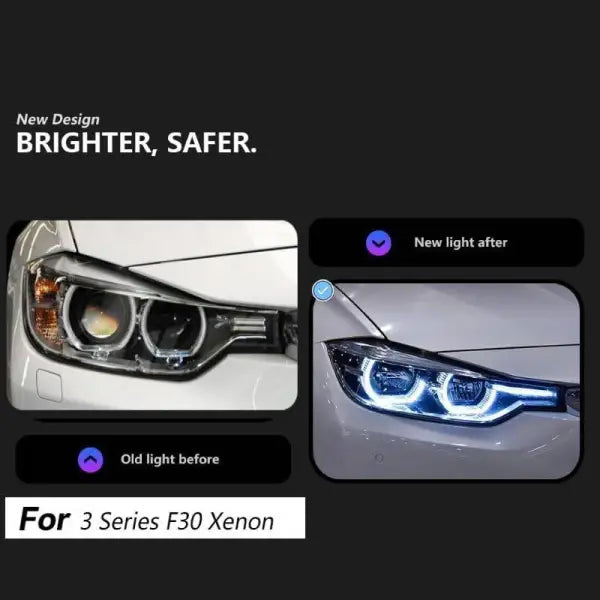 CAR CRAFT Headlight Headlamp Compatible With Bmw 3 Series