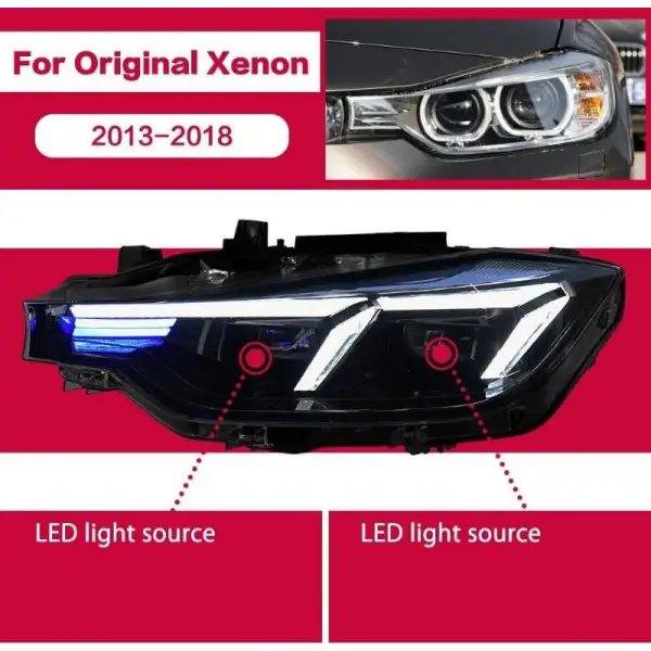 CAR CRAFT Headlight Headlamp Compatible With Bmw 3 Series