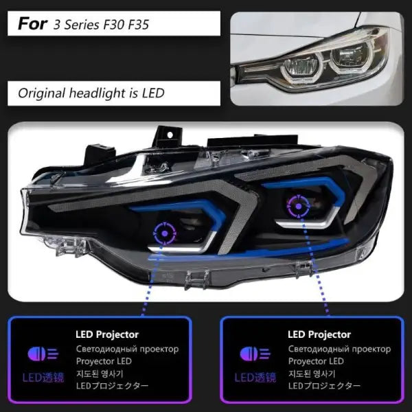 CAR CRAFT Headlight Headlamp Compatible With Bmw 3 Series