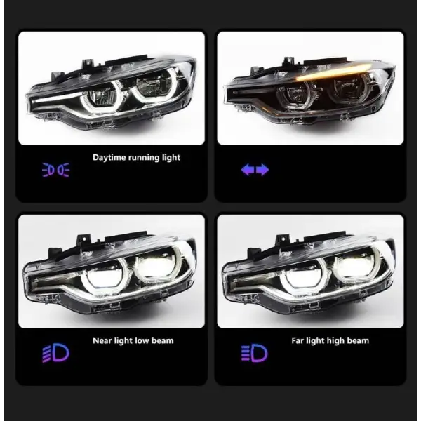 CAR CRAFT Headlight Headlamp Compatible With Bmw 3 Series