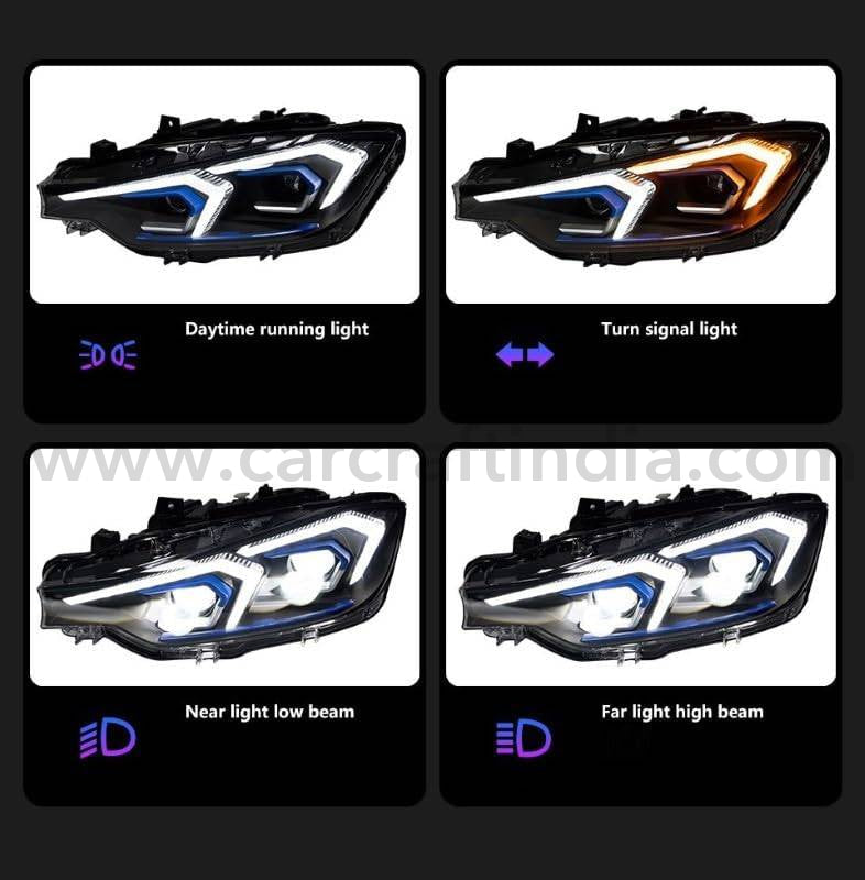 CAR CRAFT Headlight Headlamp Compatible With Bmw 3 Series