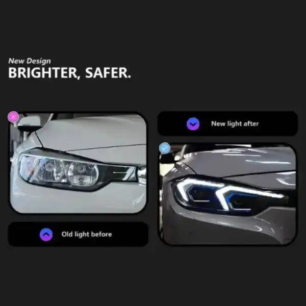 CAR CRAFT Headlight Headlamp Compatible With Bmw 3 Series