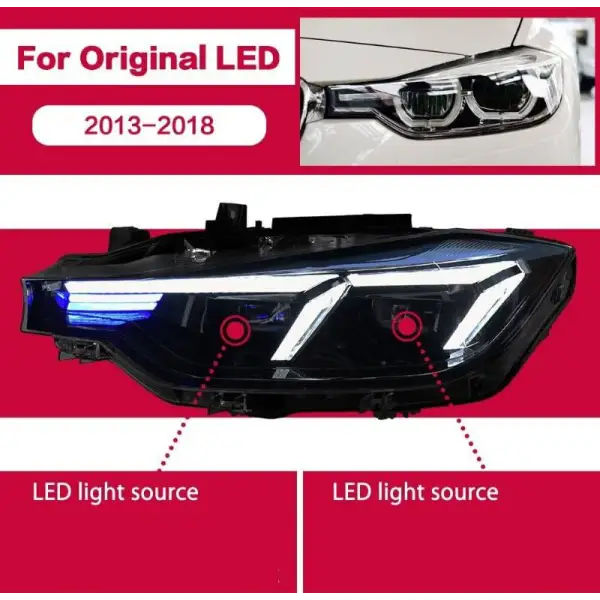 CAR CRAFT Headlight Headlamp Compatible With Bmw 3 Series