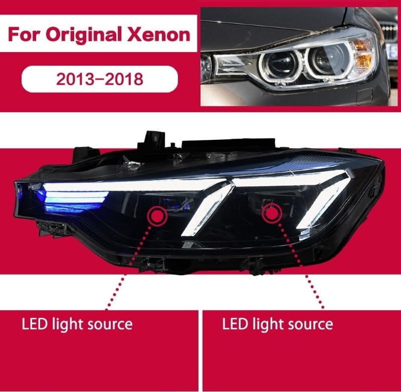 CAR CRAFT Headlight Headlamp Compatible With Bmw 3 Series