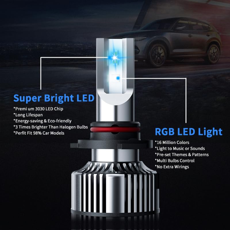 Car Craft Headlight Led Hid Led Hid Bulb Compatible with BMW