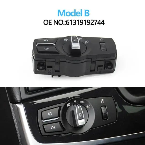 Car Craft Headlight Switch Knob Compatible With Bmw 5