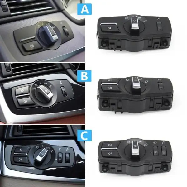 Car Craft Headlight Switch Knob Compatible With Bmw 5