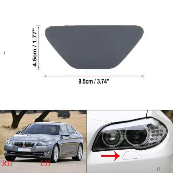 Car Craft Headlight Washer Cap Cover Compatible With Bmw 5