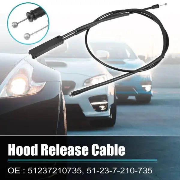 Car Craft Hood Release Bonnot Line Opening Cable Compatible