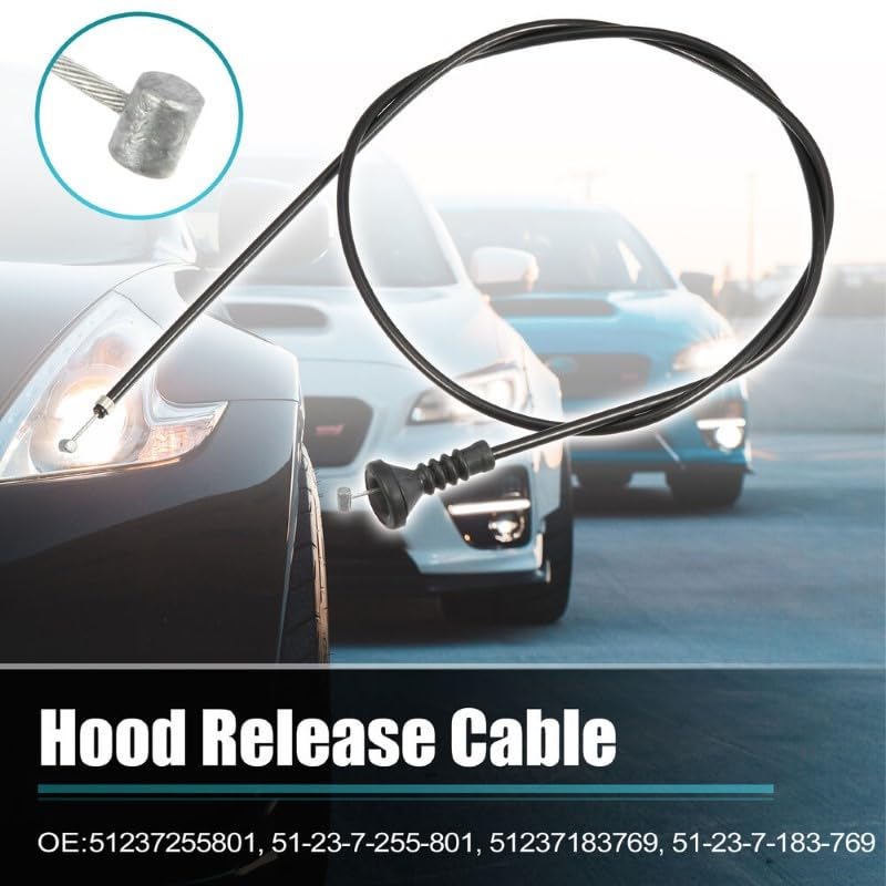 Car Craft Hood Release Cable Compatible With Bmw 5 Series