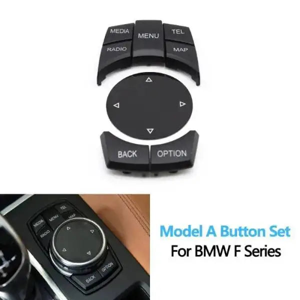 Car Craft Idrive Multimedia Button Compatible With Bmw 1