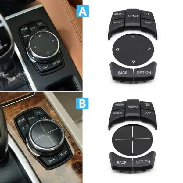 Car Craft Idrive Multimedia Button Compatible With Bmw 1