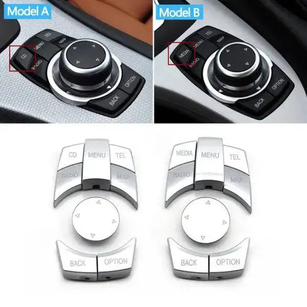 Car Craft Idrive Multimedia Button Compatible With Bmw 3