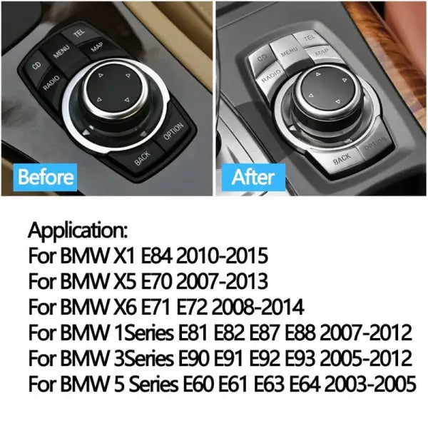 Car Craft Idrive Multimedia Button Compatible With Bmw 3