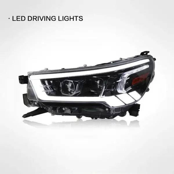 For Toyota HILUX REVO 2021-2022 Car LED Headlight Auto Head Lamp Reverse Brake Fog Front Lights DRL Plug and Play IP67 2Pcs/Set