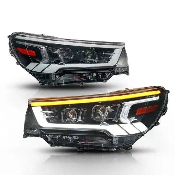 For Toyota HILUX REVO 2021-2022 Car LED Headlight Auto Head Lamp Reverse Brake Fog Front Lights DRL Plug and Play IP67 2Pcs/Set