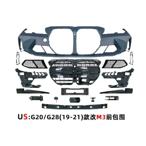 Car Craft M Tech Front Bumper Kit Comaptible With Bmw 3