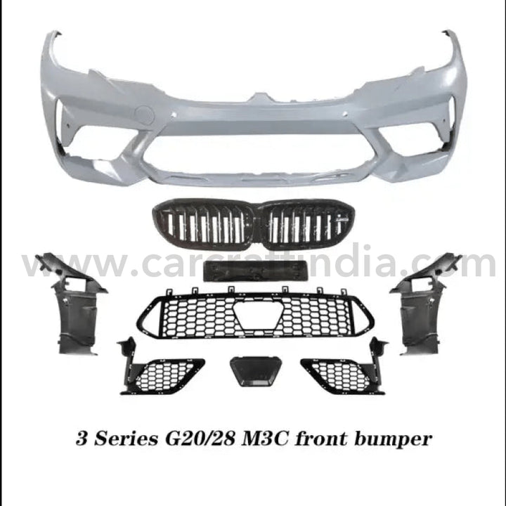 Car Craft M Tech Front Bumper Kit Compatible With Bmw 3