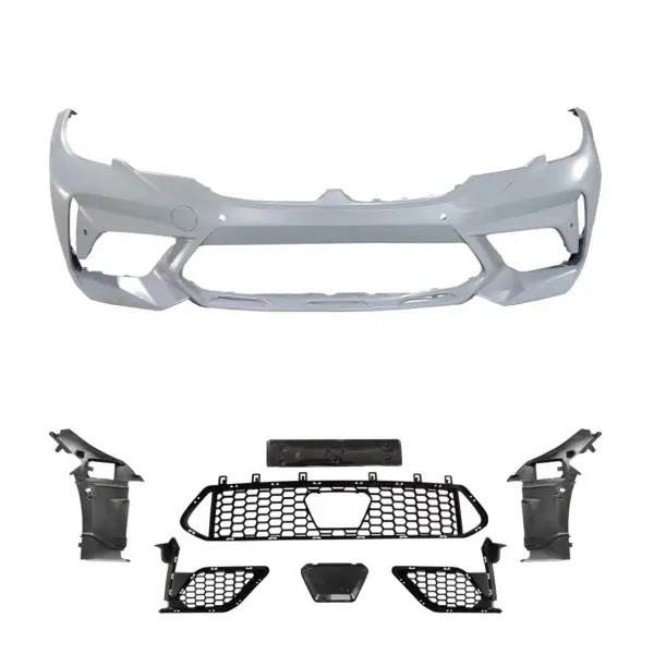 Car Craft M Tech Front Bumper Kit Compatible With Bmw 3