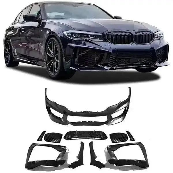 Car Craft M Tech Front Bumper Kit Compatible With Bmw 3