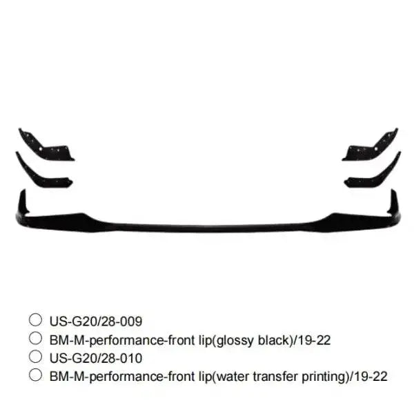 Car Craft M Tech Front Lip Bumper Lip Compatible With Bmw 3