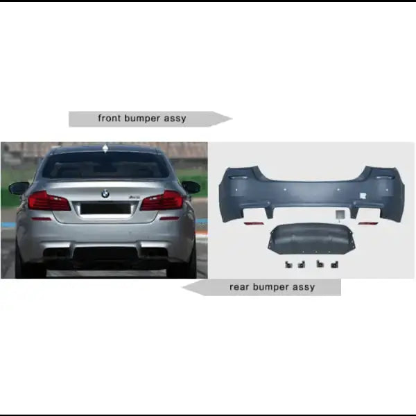 Car Craft M5 Bumper Body Kit Compatible With Bmw 5 Series