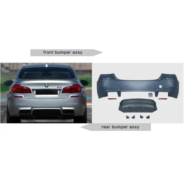 Car Craft M5 Bumper Body Kit Compatible With Bmw 5 Series