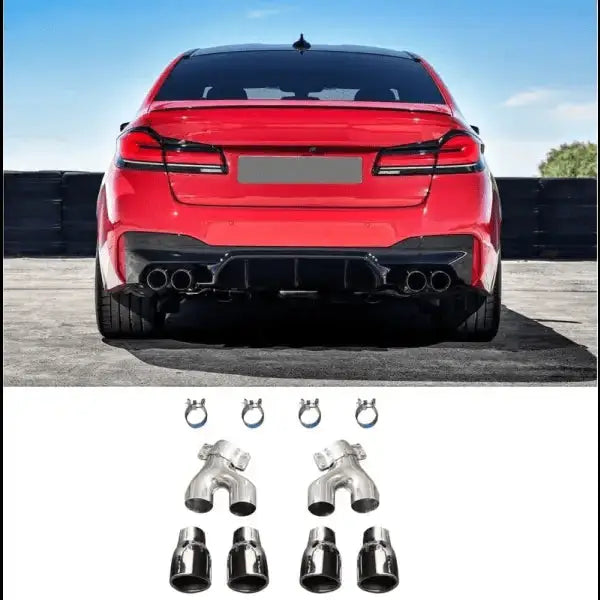 Car Craft M5 Exhaust Tip Silensor Tip Compatible With Bmw 5