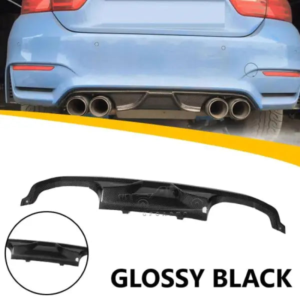 Car Craft Mid Trunk Rear Spoiler Compatible with BMW 3