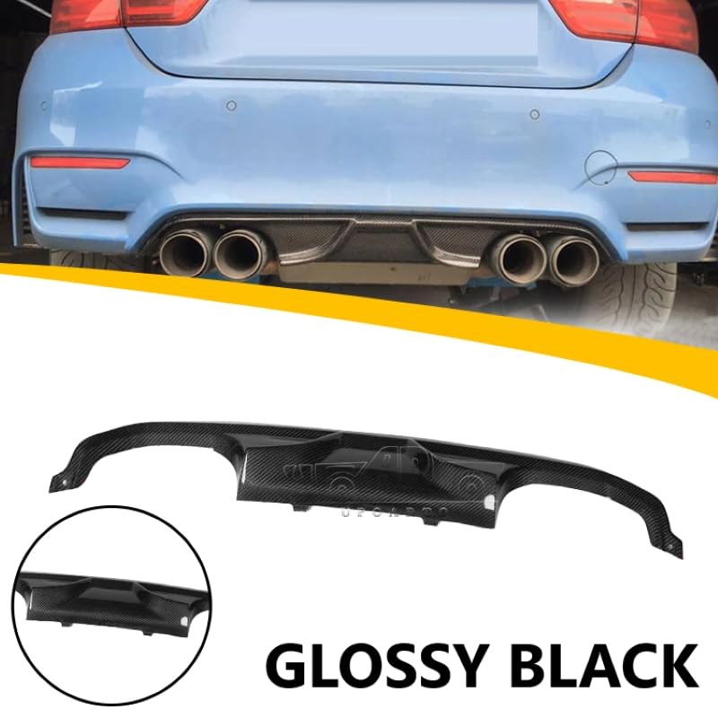 Car Craft Mid Trunk Rear Spoiler Compatible with BMW 3