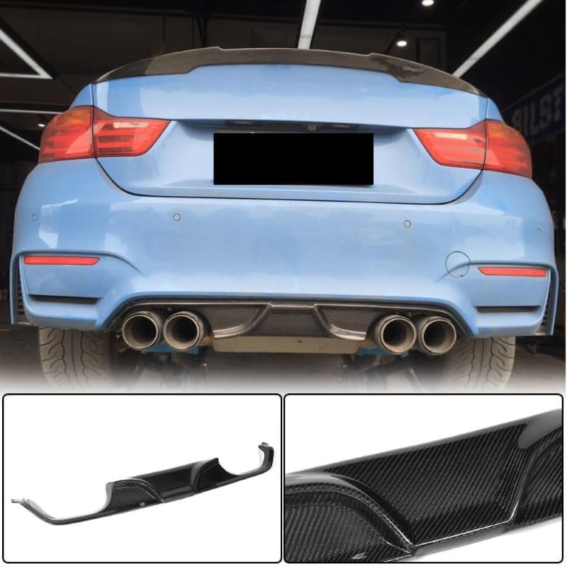 Car Craft Mid Trunk Rear Spoiler Compatible with BMW 3