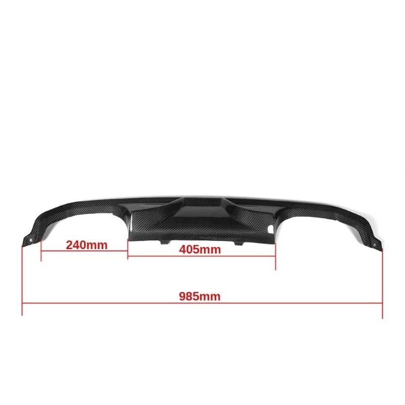 Car Craft Mid Trunk Rear Spoiler Compatible with BMW 3