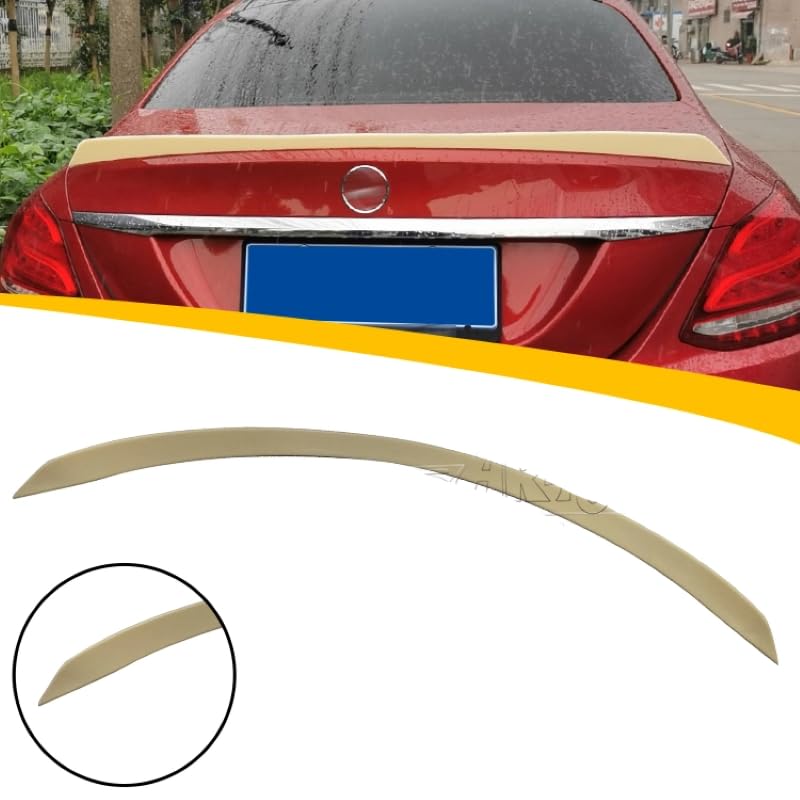 Car Craft Mid Trunk Rear Spoiler Compatible with Mercedes C