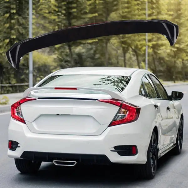 Car Craft Mid Trunk Wing Rear Spoiler Compatible with Honda