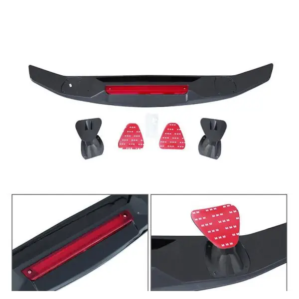 Car Craft Mid Trunk Wing Rear Spoiler Compatible with Honda