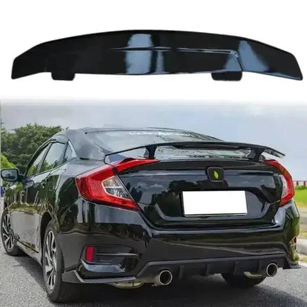 Car Craft Mid Trunk Wing Rear Spoiler Compatible with Honda