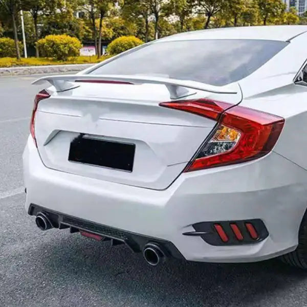 Car Craft Mid Trunk Wing Rear Spoiler Compatible with Honda