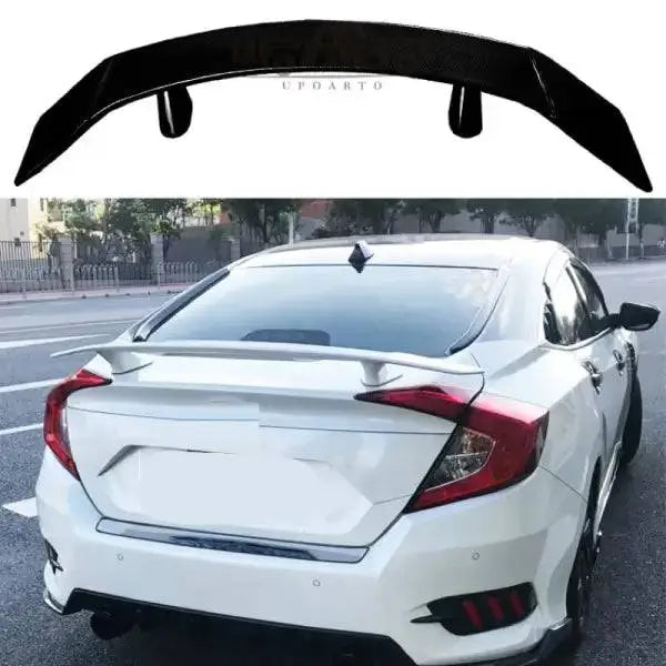 Car Craft Mid Trunk Wing Rear Spoiler Compatible with Honda