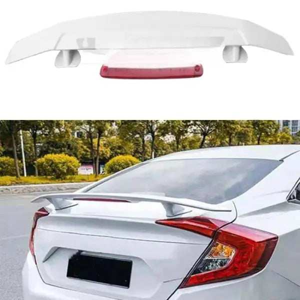 Car Craft Mid Trunk Wing Rear Spoiler Compatible with Honda