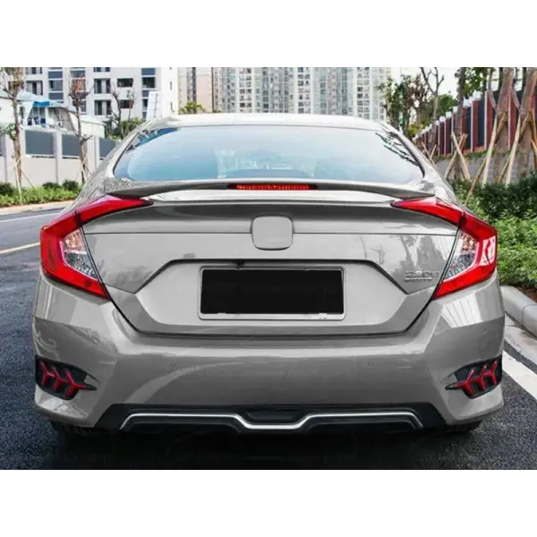 Car Craft Mid Trunk Wing Rear Spoiler Compatible with Honda