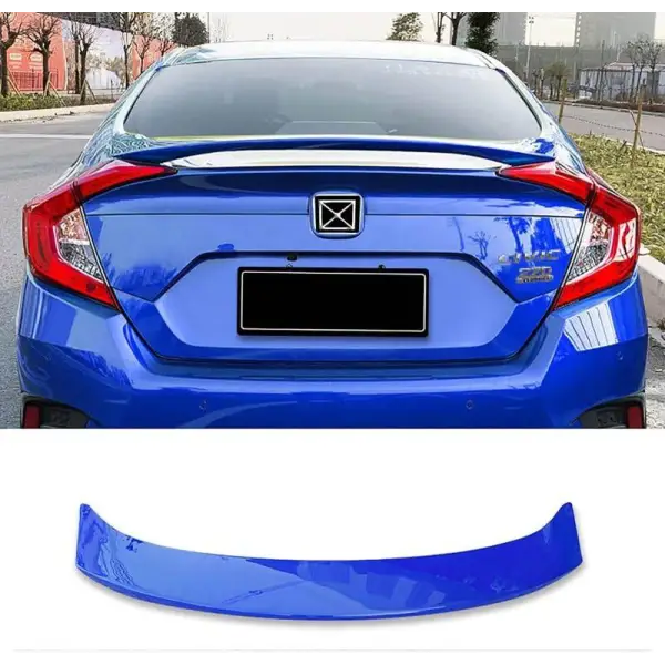 Car Craft Mid Trunk Wing Rear Spoiler Compatible with Honda