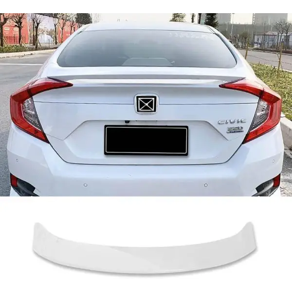 Car Craft Mid Trunk Wing Rear Spoiler Compatible with Honda