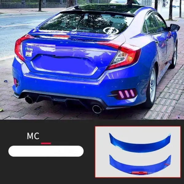 Car Craft Mid Trunk Wing Rear Spoiler Compatible with Honda