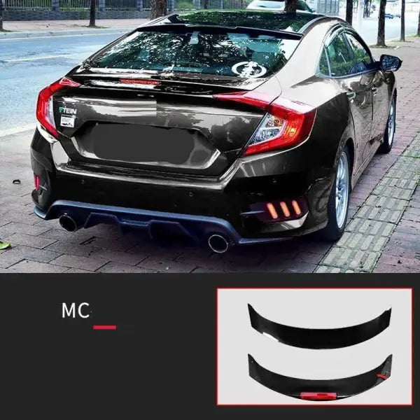 Car Craft Mid Trunk Wing Rear Spoiler Compatible with Honda